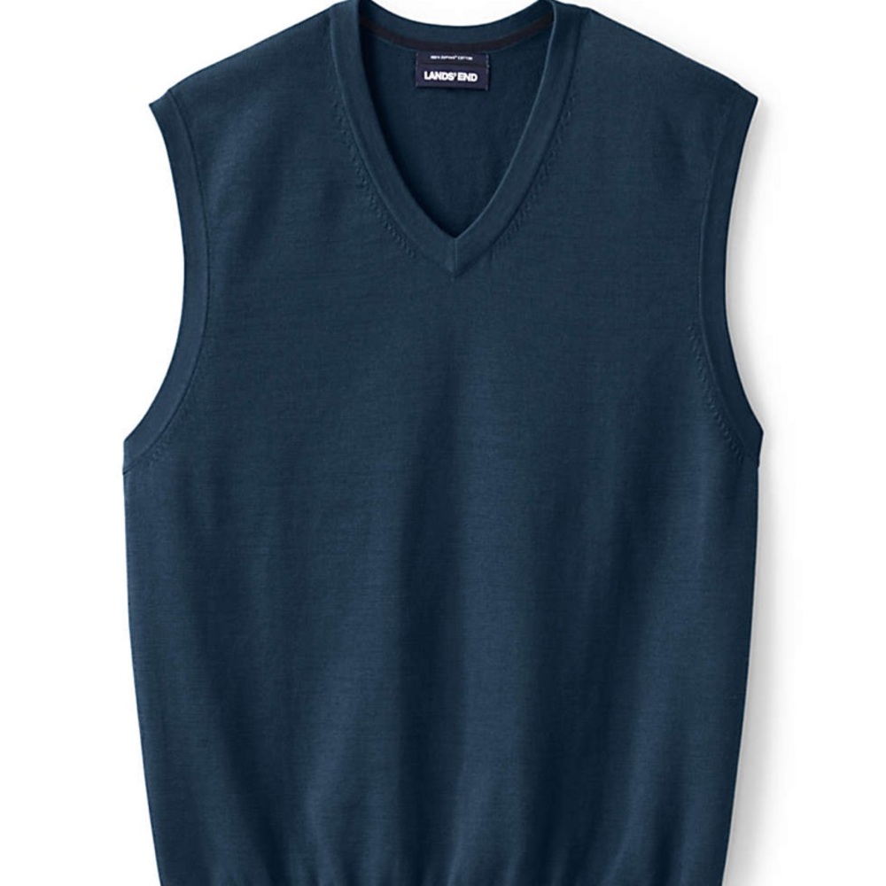 Lands Ends sweater vest